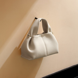 Sac à bandoulière fourre-tout en cuir véritable pour femme, à fermeture éclair et fermoir magnétique, modèle <span class=keywords><strong>POLENE</strong></span> souple, le plus vendu - Product Image 4
