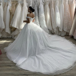 S0724N Nuovo <span class=keywords><strong>Abito</strong></span> <span class=keywords><strong>da</strong></span> <span class=keywords><strong>Sposa</strong></span> 2026 di Alta Qualità, di Tendenza, Personalizzabile, Stile Ball Gown con Strascico a Cappella in Pizzo, <span class=keywords><strong>Taglie</strong></span> <span class=keywords><strong>Forti</strong></span> - Product Image 2