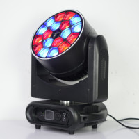 Luz Móvil de Cabeza Bee Eye K10 para Escenario, Control RDM, 19x15w, con Apertura LED, Efecto Wash y Zoom, para Eventos y Fiestas al Aire Libre