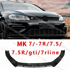 Spoiler de pare-chocs avant StarNav pour Golf 7/7.5/7.5R/GTI/7 R-line – Kit de protection inférieure et jupes de protection anti-collision - Product Image 3