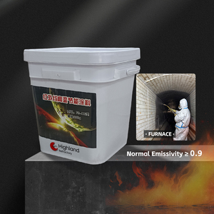 Revêtement IR haute température, émissivité 0,94 pour four rotatif - Durabilité supérieure et 1700°C ° Résistance à la température C - Product Image 3