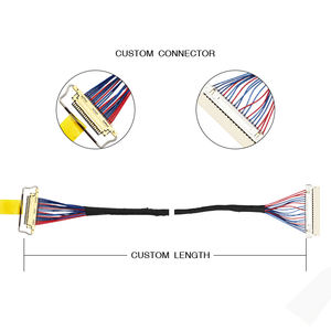 Cable LVDS SINO-MEDIA DF19G-20D de 0.5mm de Paso, 20 Pines, Conectores Chapados en Oro, Longitud Personalizable, ISO9001, para Pantalla LCD/LED de Computadora - Product Image 4