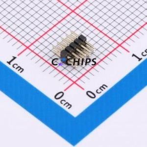A100UP-ZS05P Pin Header Through hole Component (THT),P=1mm Connector ( Pin Structure: 2x5P )( Pitch: 1mm )( Row Spacing: 1mm ) - Product Image 1