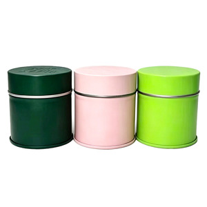 Venta al por Mayor de Fábrica, Envío Rápido, Lata Cilíndrica de 30g, Envase Metálico para Té Matcha en Polvo, Té Suelto, Empaque para Regalo - Product Image 3
