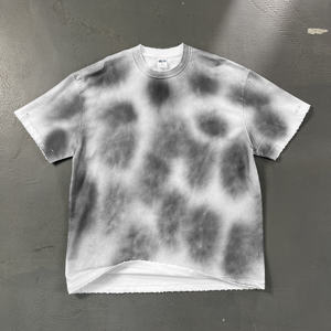 تي شيرت مُعاد تصميمه، مُعتّق، مُغسول، بتصميم عتيق، فضفاض، متعدد الاستخدامات، ناعم، لطيف على البشرة، قابل للتنفس، للبيع بالجملة - Product Image 5