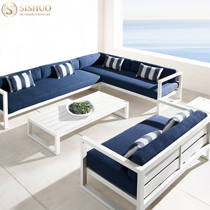 Conjunto de muebles de exterior, sillón de jardín, juegos de jardín de aleación de aluminio grueso para <span class=keywords><strong>terraza</strong></span> - Product Image 1