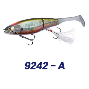 Señuelos de Pesca de Hundimiento Lento 160mm 35g I Brake Whopper con Cola Suave para Lucio y Lubina, Señuelos Duros, Accesorios de Pesca Artificial - Product Image 2
