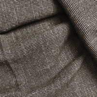 Tissu en polyester imitation lin, texture élégante et texturée, aspect lin pour vitrine de magasin, cloison de bureau, décoration
