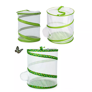 Insetto verde e farfalla gabbia di Habitat pieghevole a rete a farfalla casa Pop-up insetto allevamento gabbia a rete - Product Image 2