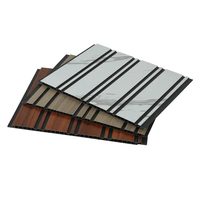 Panneau mural plat en PVC imperméable et résistant à l'humidité, design moderne, prix d'usine HIGHSEA