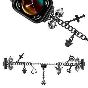 Eraysun <span class=keywords><strong>Bracelet</strong></span> de luxe en acier inoxydable pour <span class=keywords><strong>Huawei</strong></span> Fit3 <span class=keywords><strong>Bracelet</strong></span> de montre élégant et durable Accessoire Smartwatch <span class=keywords><strong>Bracelet</strong></span> Montre de remplacement - Product Image 5