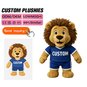 Peluche Leone Personalizzato Sicuro per Bambini, Design Originale, Super Morbido in Cotone PP, Conforme allo Standard EN71 - Product Image 2