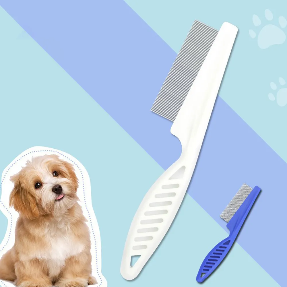 Dog Grooming Flea Comb Pet Care Comb Cat Hair Brush Flea Removal Massage Comb Pet Grooming Portable Tools Pets Accessories