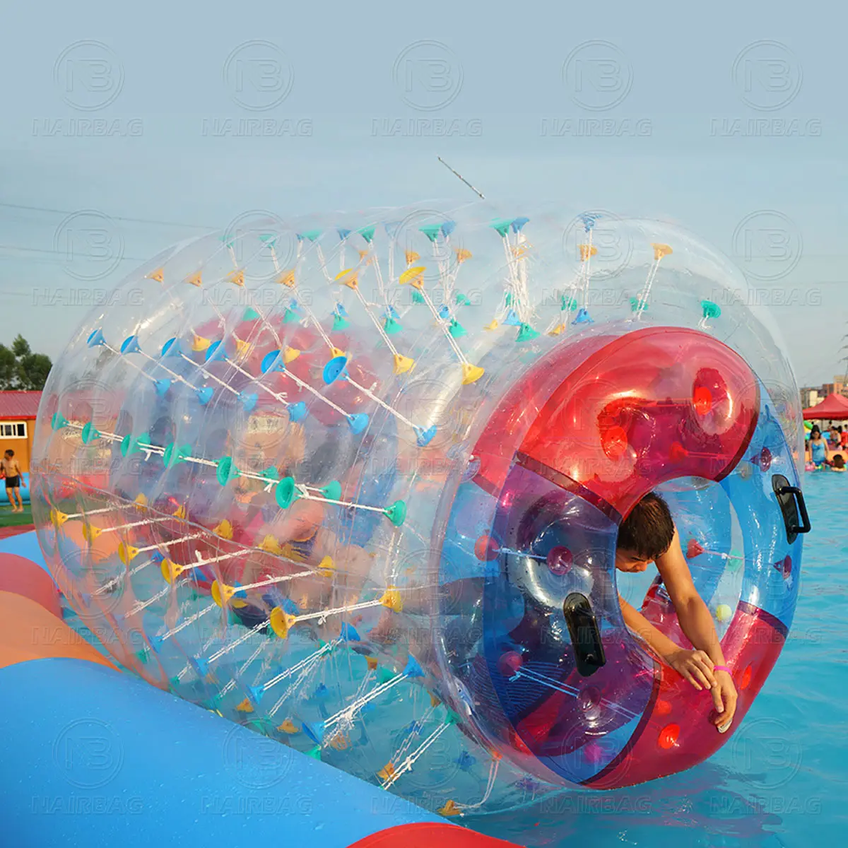 Con lăn bơm hơi bóng zorb hoạt động ngoài trời con người có kích thước hamster bóng Inflatable hình cầu cơ thể con người quả bóng để bán