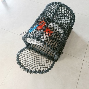 Piège à homard en pot d'écrevisses noires norvégiennes Cage de pisciculture en plastique nylon durable Piège d'aquaculture à cadre en acier pour crabe de crevette - Product Image 3