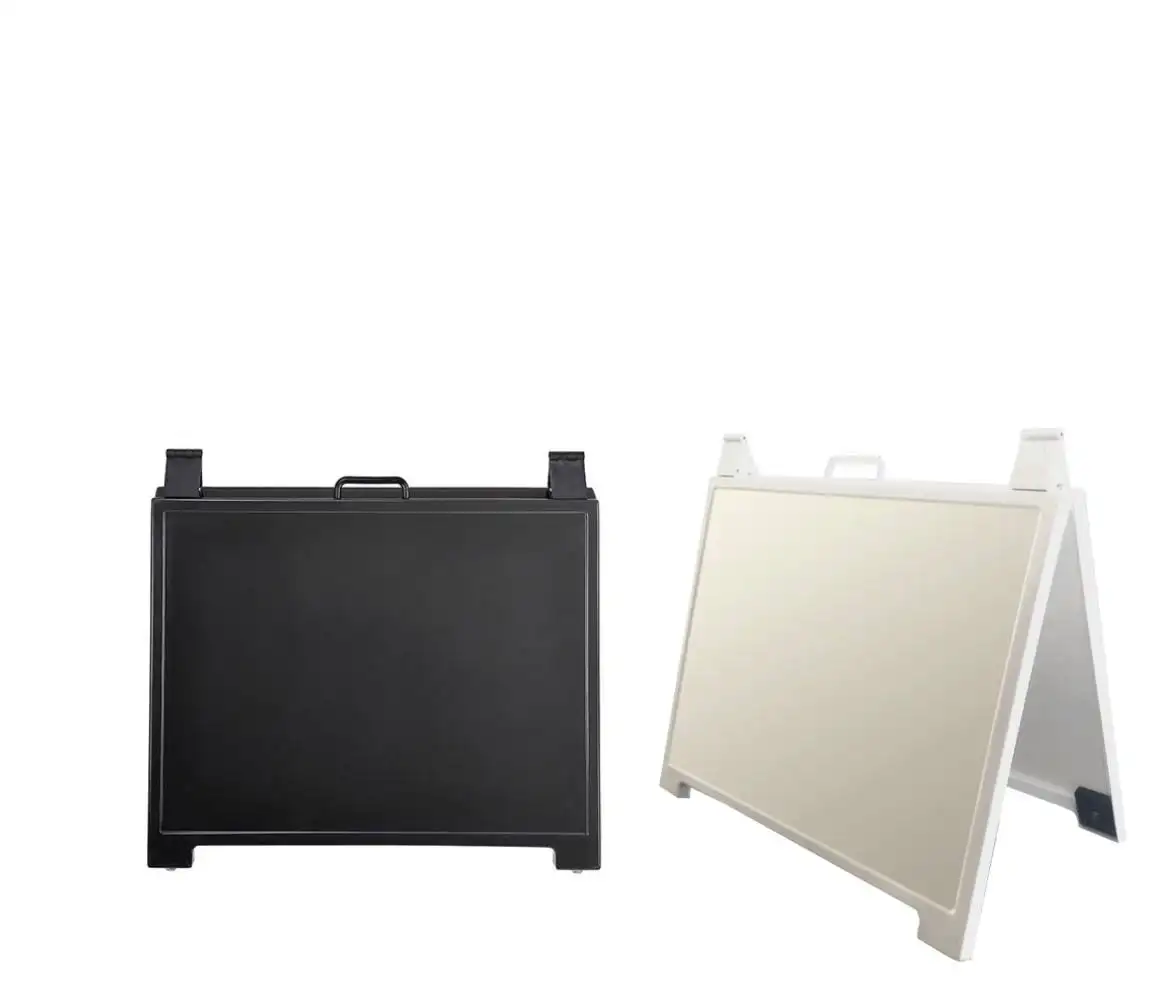 Factory Wholesale Plastic Poster Board Signs Durable Lightweight A Frame Double Side Poster Board