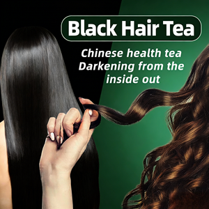 OEM Black <b>Health</b> Tea Five Ingredients Black Rice Black Beans Blackberries Organic Raw Herbal <b>Supplement</b> Rich in <b>Antioxidants</b> - Product Image 4