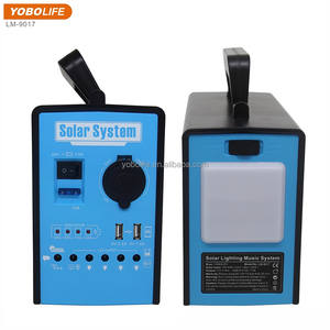 Chargeur de voiture de système solaire Portable LM-9017 batterie LiFePO4 contrôleur MPPT DC <span class=keywords><strong>12V</strong></span> <span class=keywords><strong>TV</strong></span>/ventilateur 50000mAh éclairage solaire lumières de secours - Product Image 4