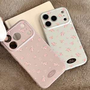 เคสโทรศัพท์กันกระแทกแบบเต็มตัว ลายดอกกุหลาบสีชมพูหมอกสวยงาม เหมาะสำหรับ iPhone 17 Pro Max - Product Image 3