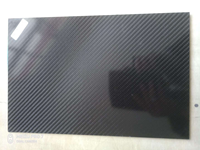 Feuille de fibre de carbone ultra-mince nouvellement lancée couvertures arrière de surface plane de haute précision pour Smartphones tablettes dispositif portable