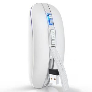 Fmouse M113 Wireless <b>Mouse</b> Rechargeable Silent Ultra Thin For Laptop Office Use - Product Image 5