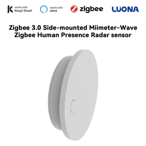 Capteur radar de présence humaine Zigbee 3.0 à ondes millimétriques monté latéralement pour la sécurité de la maison intelligente, pour détecter la présence humaine - Product Image 1