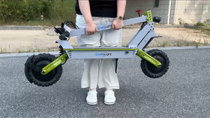 Entrepôt aux États-Unis livraison gratuite M9 scooter portable pour adulte 60V 6000W 30Ah double moteur 11 pouces hors route pliable NFC scooter électrique - Product Image 6