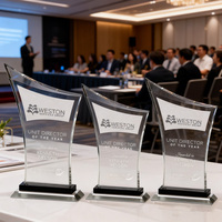 Nouvelle plaque en cristal de conception créative pour les cadeaux d'affaires