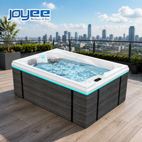 JOYEE Spa extérieur design simple pour 2 personnes, piscine de massage pratique pour la maison et la villa