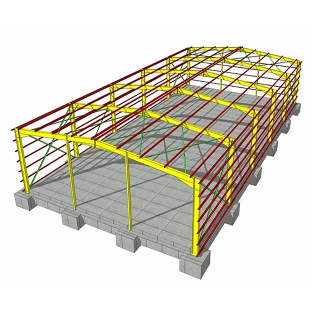 Estructura Modular de acero y Metal, construcción de edificios prefabricados, almacén