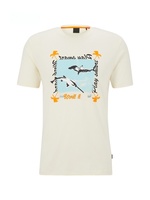 Camiseta Gráfica Oversize Casual para Hombre 2026 de Manga Corta, Cómoda y Holgada, Transpirable para Uso Interior