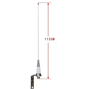 Antenne radio marine CB Omni 24,5-29,5 MHz en acier inoxydable avec support en L pour communication embarquée - Product Image 2