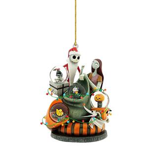 Addobbi di Halloween Ciondolo Nightmare <span class=keywords><strong>Before</strong></span> <span class=keywords><strong>Christmas</strong></span> Personaggio Cartone Animato Jack e Sally in Acrilico Ornamenti da Appendere per Albero di Natale - Product Image 4