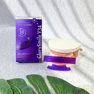 Professional Mint Sabor Dentes Whitening Tiras 30 Minutos Cor Corrector Faixa Peróxido Livre - Product Image 6