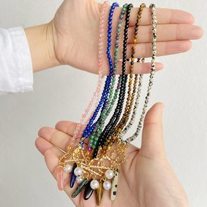 <span class=keywords><strong>Collana</strong></span> <span class=keywords><strong>con</strong></span> <span class=keywords><strong>ciondolo</strong></span> a denti lunghi alla moda donna uomo OT Buckle <span class=keywords><strong>collana</strong></span> <span class=keywords><strong>con</strong></span> perline in pietra naturale occhio di tigre - Product Image 2