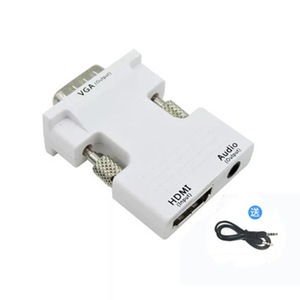 Convertidor HDMI a VGA con salida de audio, adaptador de plástico para pantalla de monitor de computadora - Product Image 4