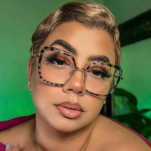 <span class=keywords><strong>2026</strong></span>年トレンドヴィンテージTR90レディース光学眼鏡ファッションスクエア透明レオパード柄メガネブルーライトカット - Product Image 3