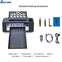 1BOST ZD350 Máquina de Corte Ultra Automática con Alimentación Automática, Motor Paso a Paso, Cortadora de Etiquetas en Hoja, Plotter, CCD Delta Digital