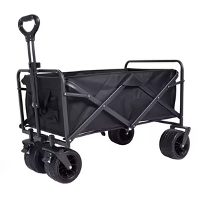 Carro plegable al por mayor para acampar al aire libre y carrito de playa con asientos OEM Estructura de contenedor enrollable personalizable - Product Image 1