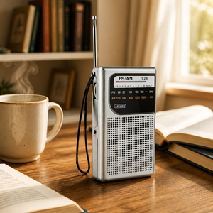 <span class=keywords><strong>Radio</strong></span> Portátil de Bolsillo AM FM de Doble Banda, Alta Sensibilidad, Antena Telescópica, Funciona con Pilas AA, Venta al Por Mayor, con Certificación CE, OEM ODM - Product Image 2