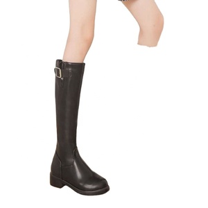 Nouvelles bottes à talons hauts tendance et élégantes de style occidental pour femmes avec fermeture éclair raffinée pour un usage quotidien - Product Image 1