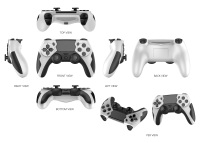 Manette de jeu sans fil avec bouton Turbo - Couleurs mélangées pour console PS4 - Manette de jeu OEM pour PS4