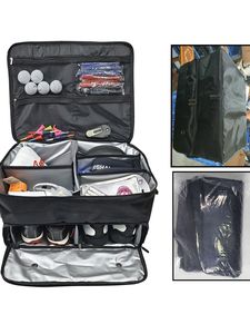 Golf Trunk Organizer Storage with Separate Compartment for 2 Pair Shoes up to US Mens 16 Golf Car <b>Locker</b> Organizer for Balls - Product Image 3