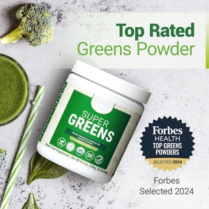 Label privé Super Greens Detox Digest Smoothie Mix Nettoyer les enzymes et les probiotiques digestifs Nettoyant en poudre verte pour adultes - Product Image 2