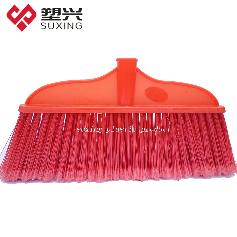 Cheap plastic broom with wooden stick Malaysia market broom