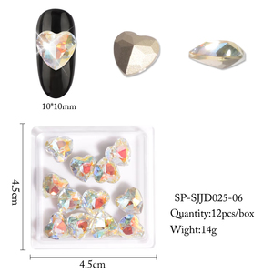 12 pezzi strass per unghie strass decorazione artistica strass Kit cristallo rosa <span class=keywords><strong>SwarovsKI</strong></span> Diamond - Product Image 3