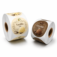 Étiquettes adhésives personnalisées avec logo de marque, impression de rouleaux d'étiquettes alimentaires, autocollants pour miel, autocollants pour thé, étiquettes d'emballage personnalisées
