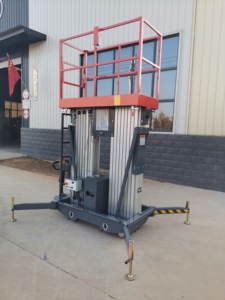 Мобильная двухмачтовая подъемная платформа из алюминиевого сплава JB Factory, 6-12 м - Product Image 3