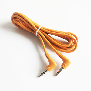 1메터 2메터 컬러 오디오잭 AV연결선 기기 ㄱ자형 기역자 AUX 스테레오 케이블 - Product Image 5