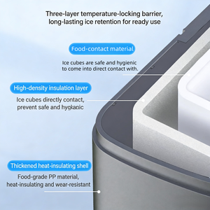 Máy làm đá tự động đa chức năng thông minh có hẹn giờ - Máy làm đá viên nhỏ gọn dùng cho gia đình, ký túc xá, văn phòng & thương mại - Product Image 3